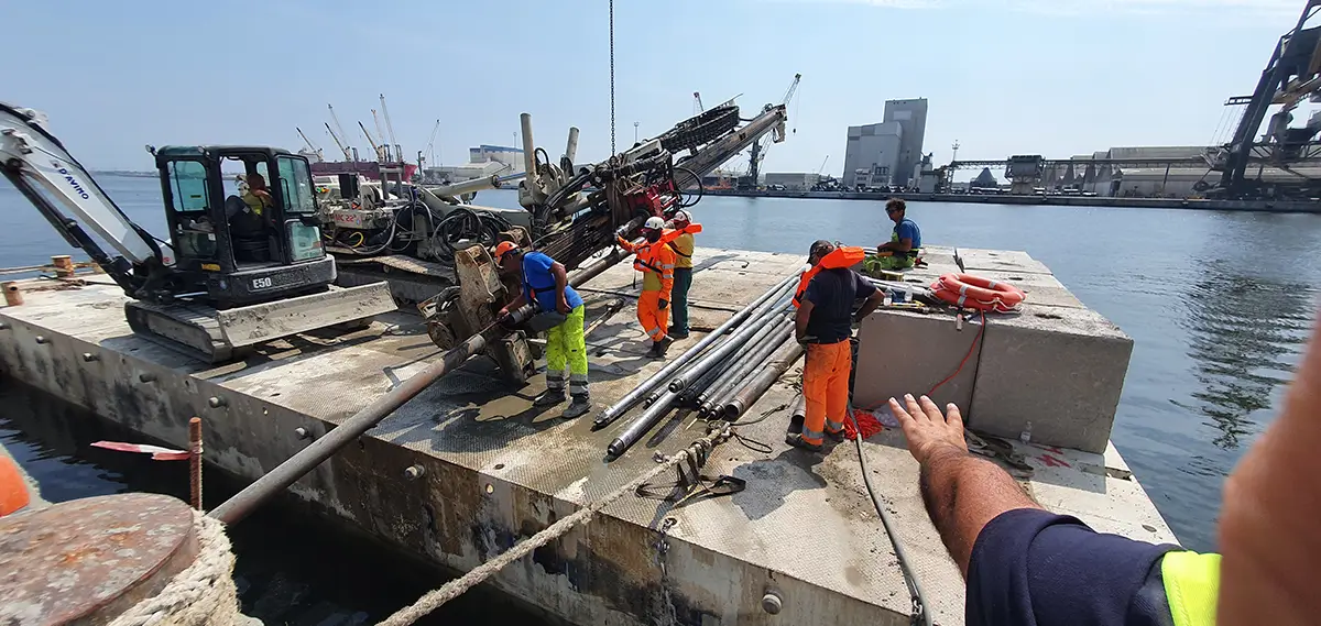 SEACON Porto di Ravenna lavori di attuazione del PRP vigente